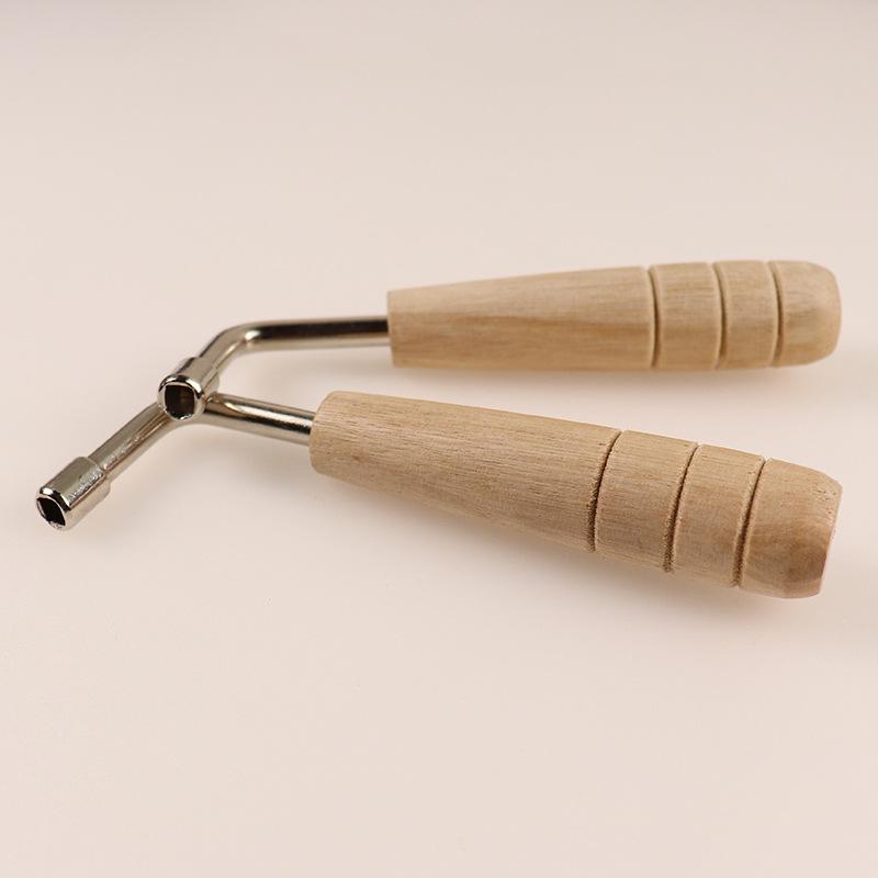 Acoustic Guitar String Tension Adjustment Tool - Metal & Wood Wrench