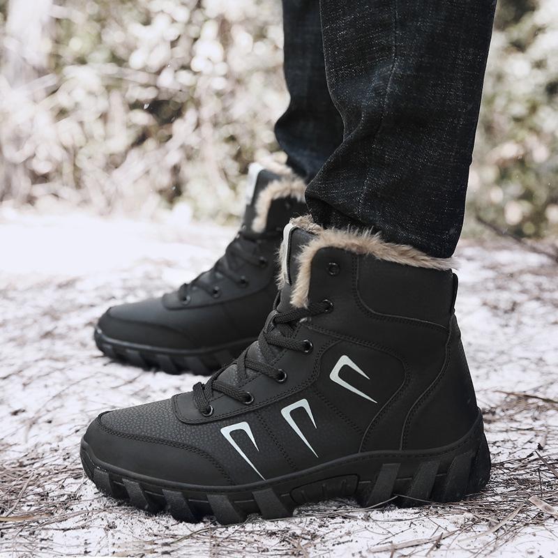 North American Winter Men's and Women's Casual Outdoor Velvet Thickened Warm Snow Boots