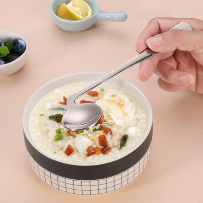 Stainless Steel Elbow Spoon Elderly Self-Feeding Curved Fork Angled Spoon Disabled Adults Patient Feeding Tableware Adaptive Utensils