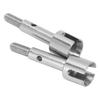 1 Pair Rear Axle Cup Stainless Steel RC Spare Parts for WLtoys 144001 144002 124018 124019 124017 124016 1 14 Cars