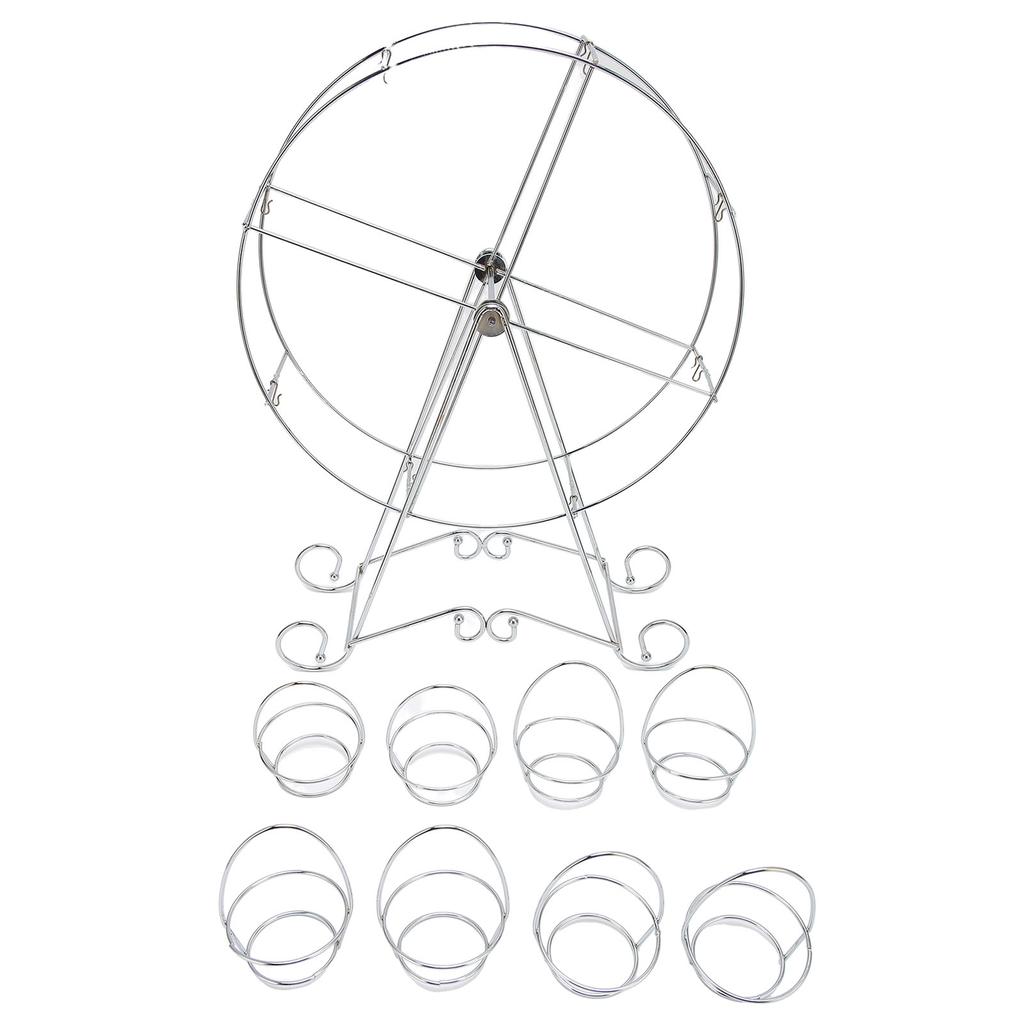 Ferris Wheel Cupcake Stand 8 Cups Dessert Carrier Display Holder for Restaurants Dessert Shops