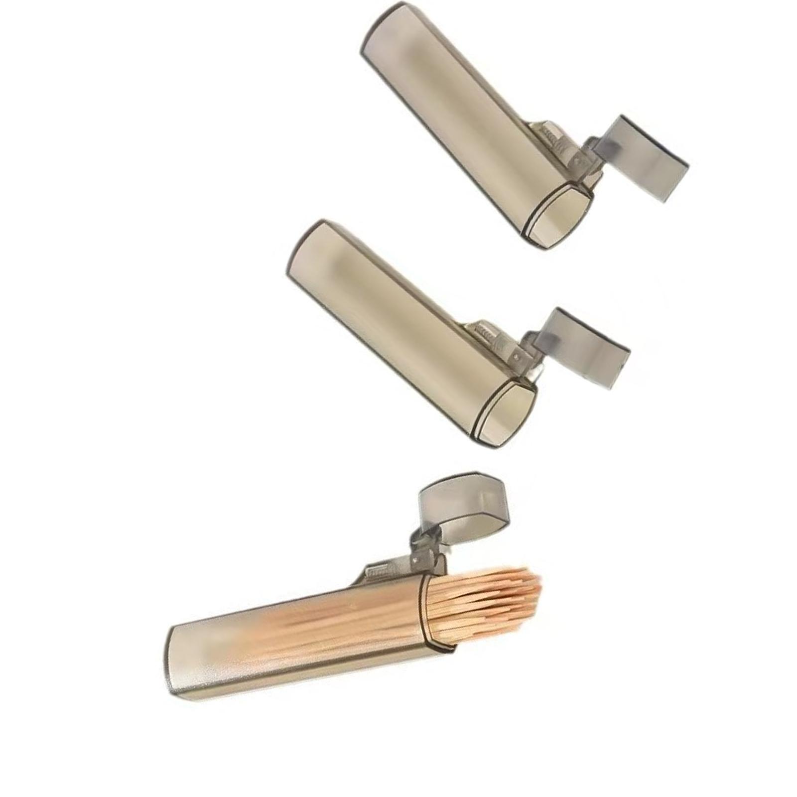 

Легкий прозрачный футляр для зубочисток Портативное решение для хранения зубочисток для дома, ресторана, дорожные принадлежности