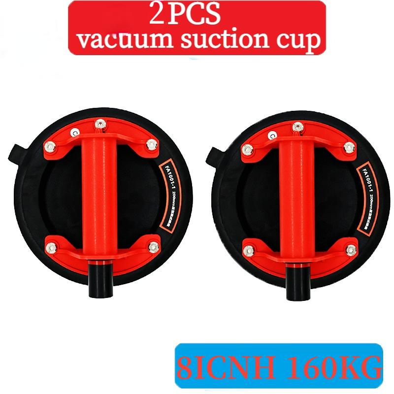21CM Diameter Vacuum Suction Cup Manual Lift 220kg Load Capacity Heavy Duty Vacuum Lifter For Granite Tile 8 Inch Suction Cup
