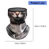 Animal Face Print Mask Sun Protections Face Scarf For Women Ideal For Summer Outdoor Activities Neck Coverage