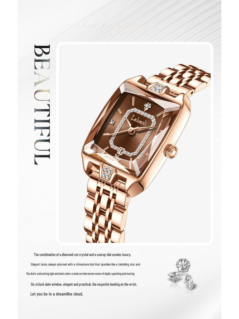 Laboli Neue Damen-Quarzuhr - High-End Vielseitiger Wasserdichter Stil