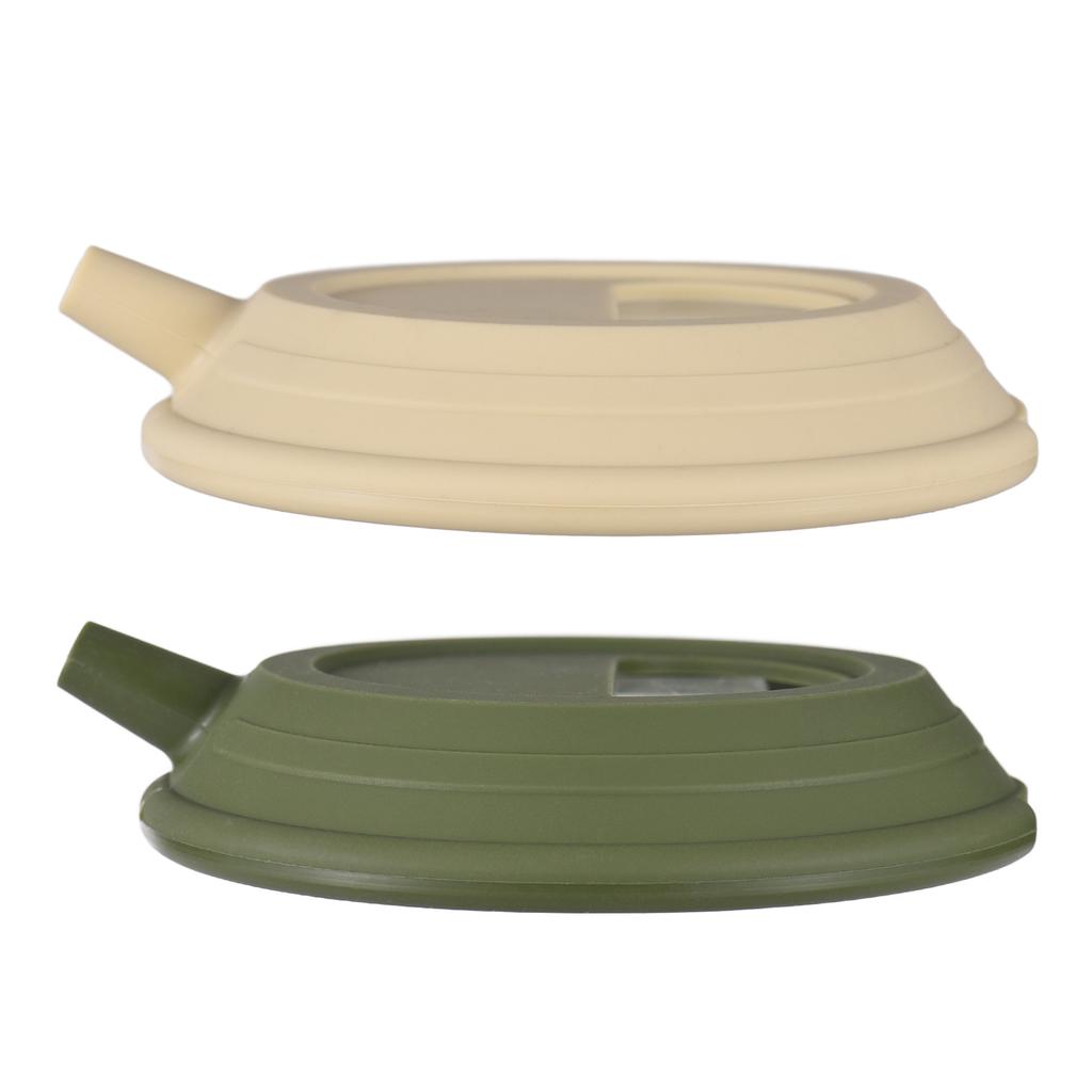 Silikon Kesseldeckel Outdoor Tragbarer Handaufbrühkessel Camping Teekanne Deckel Hochtemperaturbeständig f