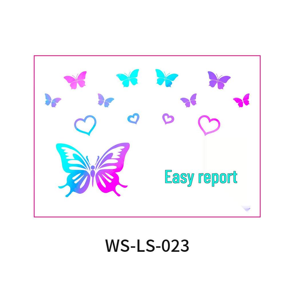 European & American Cross-border Music Festival Laser Eyeliner Stickers - Waterproof & Long-lasting Disposable Tattoos