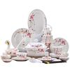European Style Bone China Dinnerware Set with Chopsticks