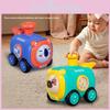 Elephants Tigers Koalas Dogs Plastic Animal Toy Car With Whistle And Inertia Motion For Kids Playroom
