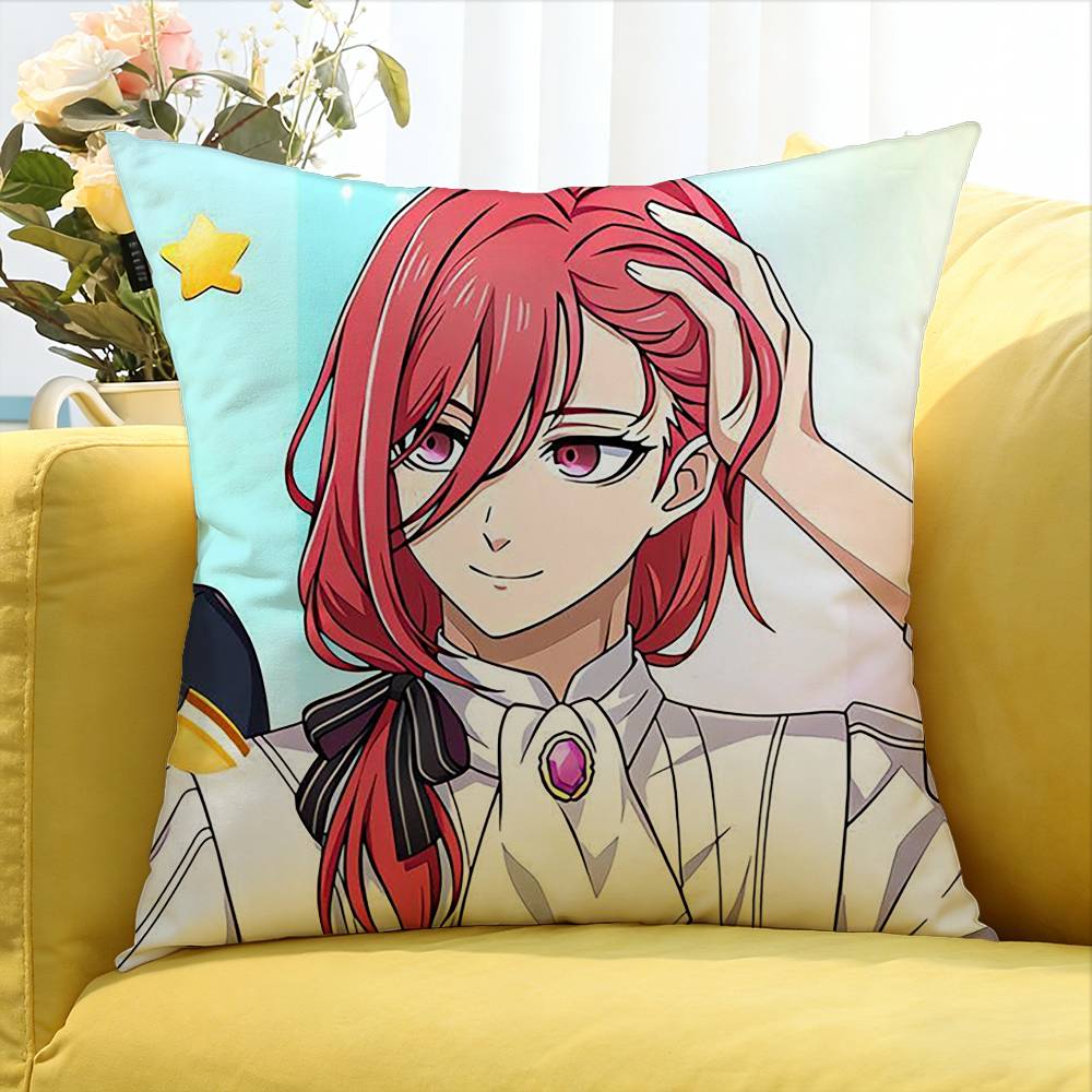 Chigiri Hyoma Various Sizes Square Pillow Case For Car Home Bedchamber Decor