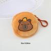 Cute Capybara Cartoon Plush Coin Purse: Portable Kids' Wallet & Storage for Earphones and Lipstick