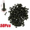 Mixed Metal Self Tapping Screws Fastener U Shaped Clips Car Motorcycle Anti-rust Screw RetainerClip for Scooter ATV Moped E-bike