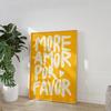 Maximalist Poster More Amor Por Favor Print Wall Art Sunshine Modern Eclectic Wall Art Posters Living Room Bedroom Decoration