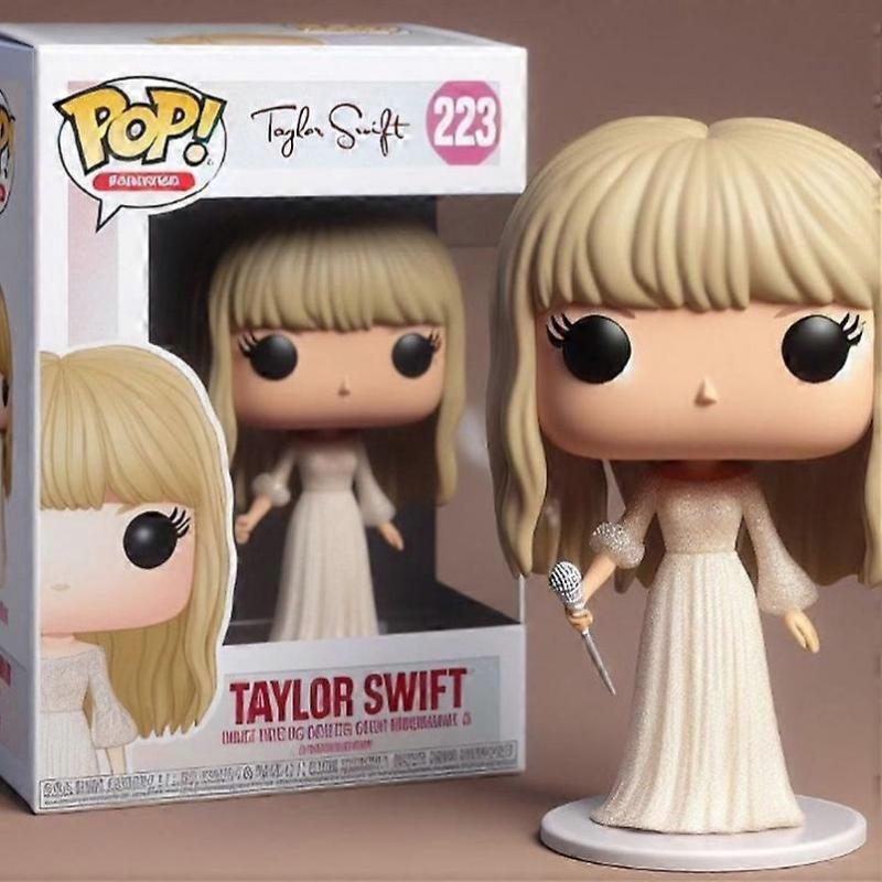 Taylor Swift Harz Großkopf Puppe Ornament Cartoon Schreibtischdeko Zuhause Wohnzimmer Arbeitszimmer Dekoration Geburtstagsfeier Geschenk