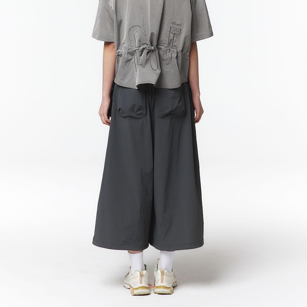OFFROAD Women'S Crooked-Length Wide Pants (Dark Khaki)_5L41711