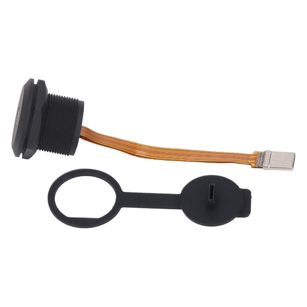IP67 Waterproof Type C 3.1 Panel Mount Connector FPC Cable Connector  Industrial Automation