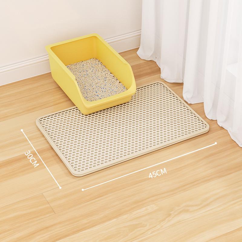 Anti-Splash Cat Litter Mat for Sand Control and Leakage Prevention