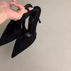Women's High Heeled Sandals Sexy Leopard Print Sandals Suede Design Pointed Toe High Heel Sandals for Women Banquet Party Sandal