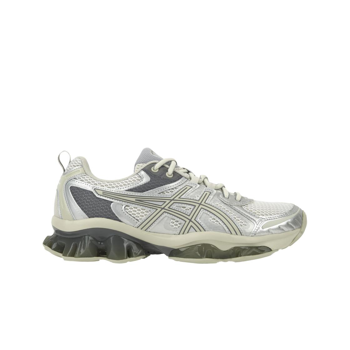 ASICS Gel Quantum Kinetic Weiß Hellgrau Herren Sneaker Silber 1203A270-101 40
