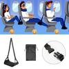 Portable Foot Rest Hammock for Travel – Airplane Foot Pad, Car Footrest, Leg Hammock & Hanging Strap Accessory
