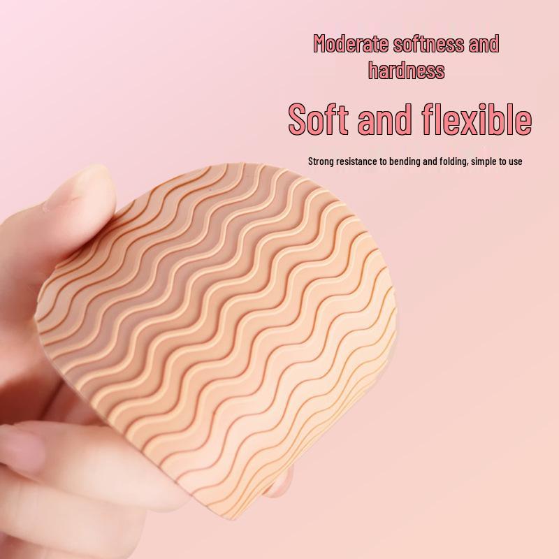 Water Ripple Non-Slip Silicone Heel Stickers