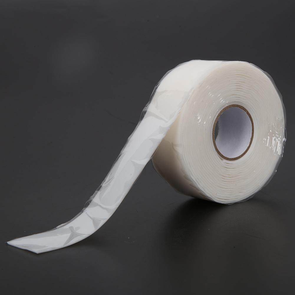 Waterproof Tape Strong Stickiness PVC PPR Pipe Repairing Supplies 2.5cm Width RedWhiteWhite