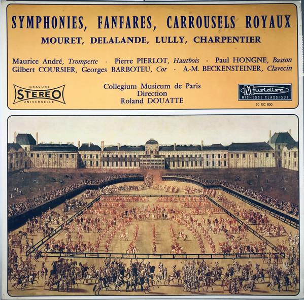 

LP Record JEANBAPTISTE LULLY MICHEL RICHAR Symphonies Fanfares Carrousels Ro 30RC800 Musidisc France Classical Used