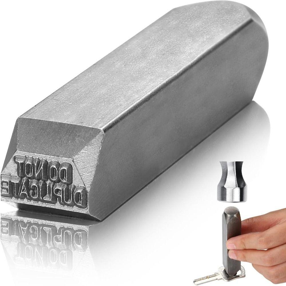 Letter Jewelry Stamping Kit Steel Steel Punch Tool Durable 1/16" Do Not Duplicate Key Stamp Crafts