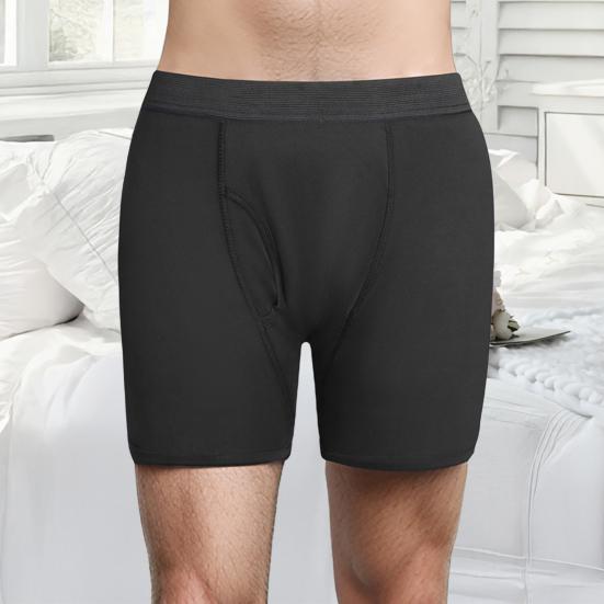 Men Underwear Leak-Proof Boxer Briefs Elderly Bedridden Patients Urine-Proof Pads Underwear Washable Reusable Panties