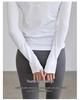 Women's Seamless Long-Sleeve Sports Top for Running & Yoga - Quick-Dry Elastic Knit Crew Neck