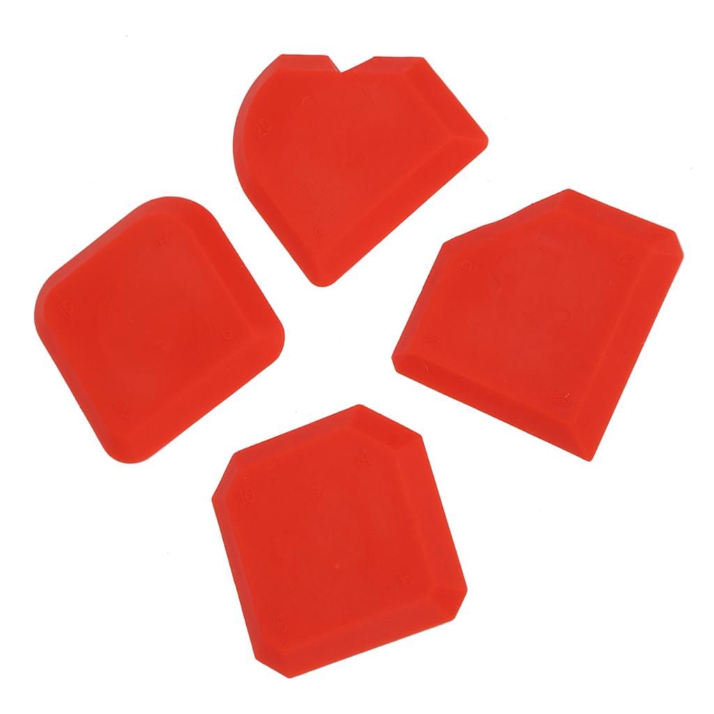 4pcs set Silicone Sealant Remover Smoother Finisher Scraper Cleaner Caulking Tool Kit