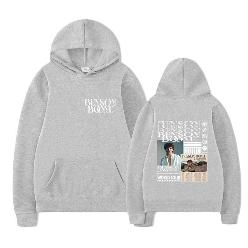 Hooded Sweater Harajuku Funny Benson Boone Sweater, Long Sleeve Men'S And Women'S Pullover