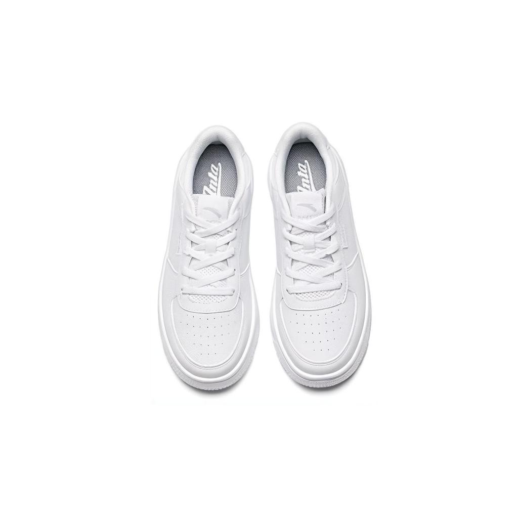 Anta Comfortable Versatile Casual Non-Slip Durable Low-Top Kids Skate Shoes Kids Sneakers Silver A33038000-5