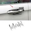 For Ford Edge 2015-2024 Chrome Blade Exterior Outside Door Handle Cover Trim 4PC