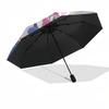 1pc My Little Pony Automatic Folding Umbrella, 8 Bone Iron Frame, Portable Tri-Fold Design, Outdoor for Fans, Travelers, Everyday Use, Festive Gift.Y0