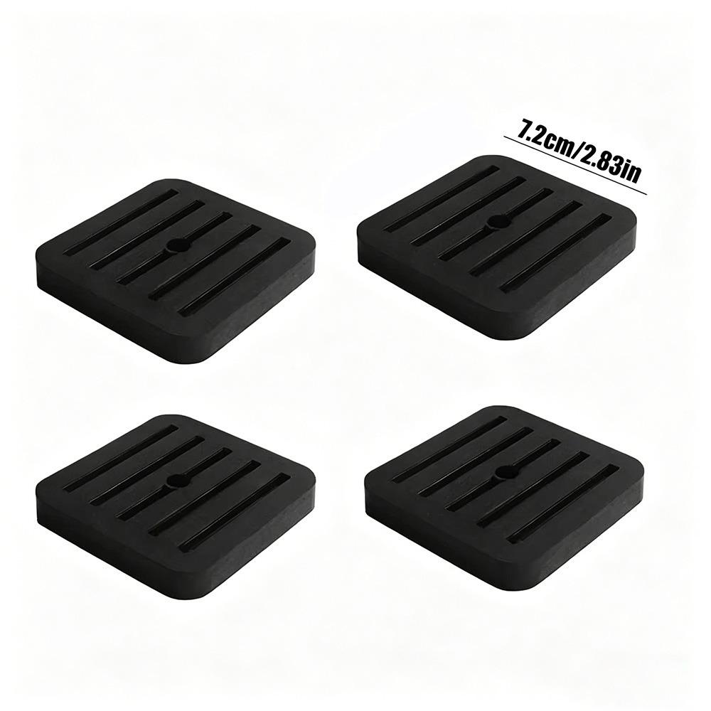 4Pcs Anti Slip Shock Absorption Mat Rubber Mount Vibration Damper Pads Furniture Mats