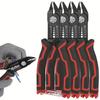 6" Offset Wire Strippers & Diagonal Cutting Pliers, Multi-Function Fiber Optic Cable Tools for Electricians