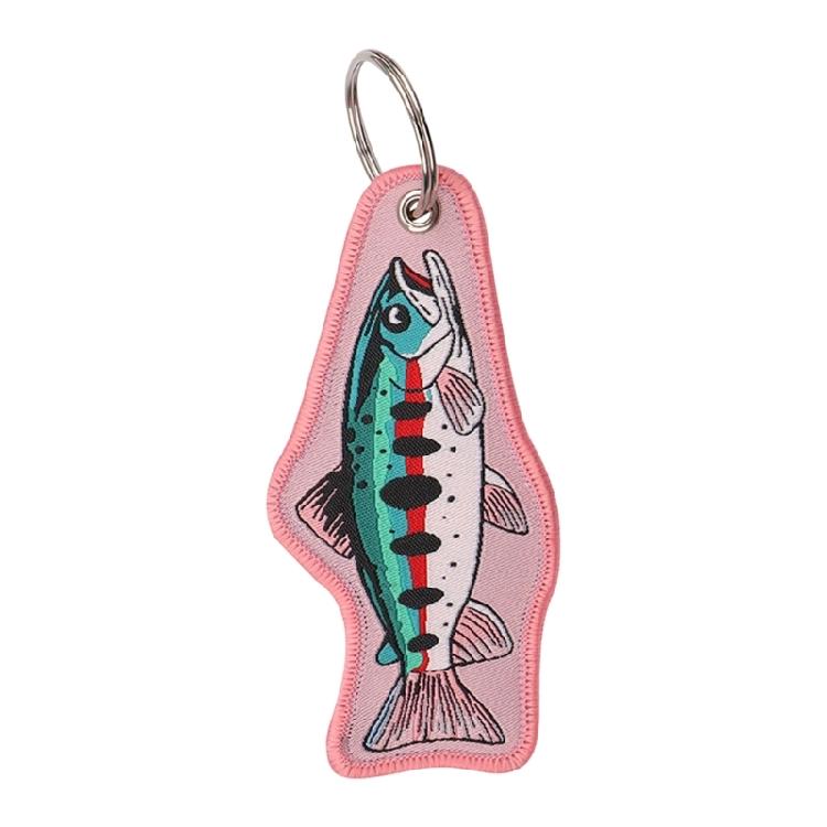 Portachiavi Pesce in Stoffa Creativo Decorazione Animale Portachiavi a Tema Ciondolo per Borsa Ottima Aggiunta di Fascino alle Chiavi o alle Borse