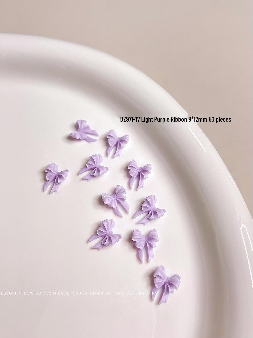 Японский макарон ленточный бант смола 3D аксессуары для нейл-арта