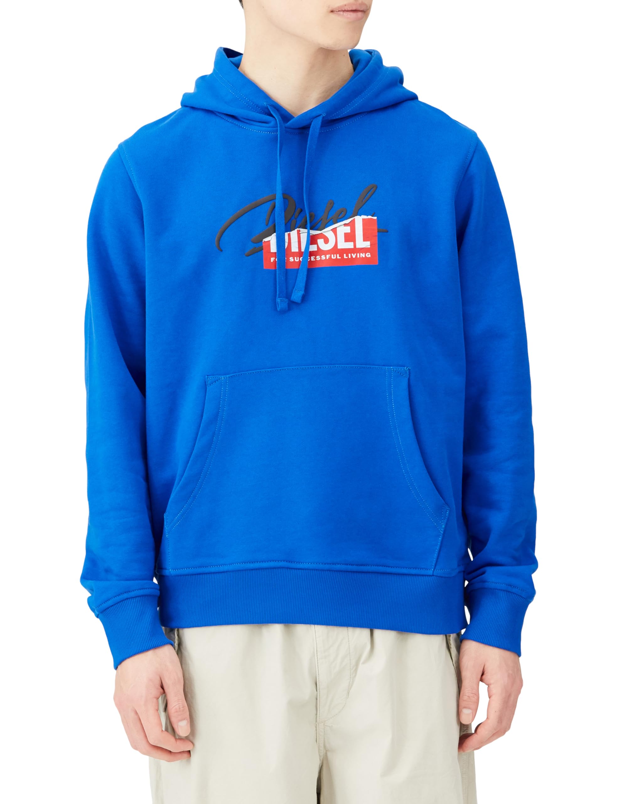 

Толстовка NEW CUTY M Синяя A13775RIAJH 8ED [Дизель] Мужская S-GINN-HOOD СВИТШОТ синий