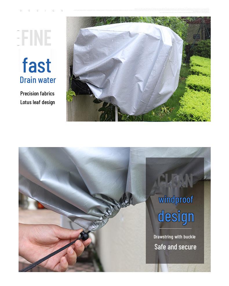 Waterproof Outdoor Automatic Hose Reel Cover with Sunshade, Heat Insulation, and Dust Protection for Garden Use