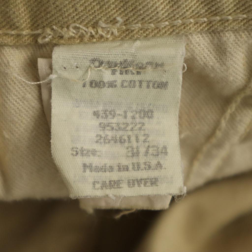 OSHKOSH 80s Made in USA Vintage Painter pants W31 beige work Men's Used
