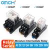 OMCH LY2NJ HH62P HH63P HH64P Small Electromagnetic Relay 8/11/14Pin 10A with Socket Base for DC/AC 12V 24V 36V 110V 220V 380V Relays 5