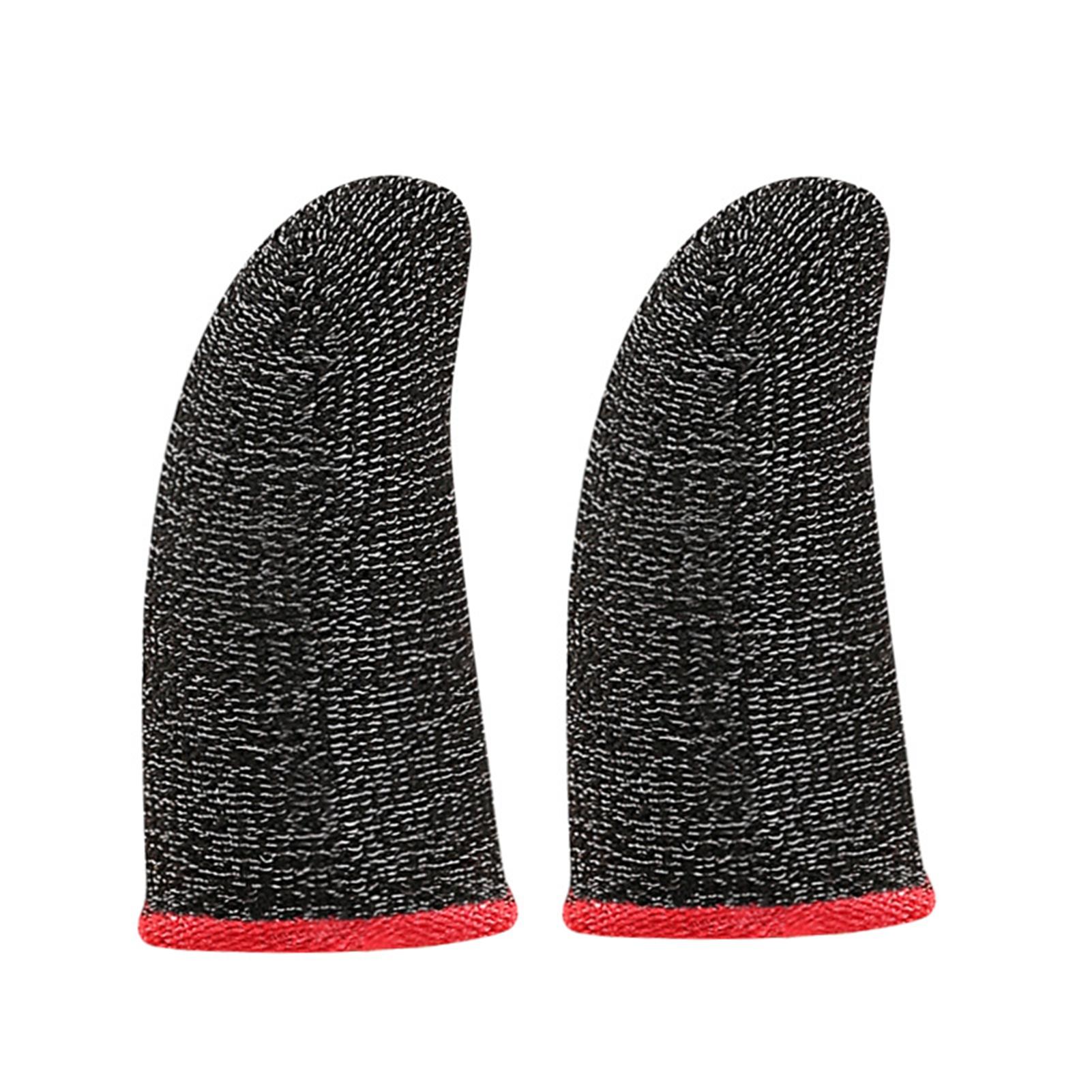 E-sports Game Finger Cots, Anti-sweat and Breathable Silver Cloth Finger Cots,  -thin Glass Anti-slip King Mobile Game Finger Cots to Eat Chicken.