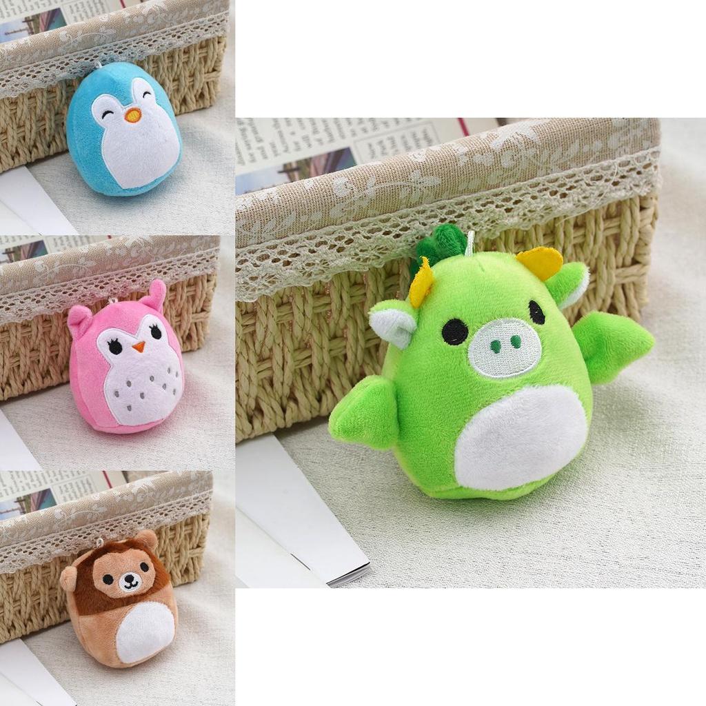 Cozy Squishallow Keychain Bear Plush Toy For Children Gift