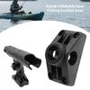 Kayak Rod Mounting Bracket 360 Degree Rotating Mounting Base Kayak Fishing Poles Holder Plastic Fishing Tackle Accessory