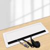 Rectangular Aluminum Desk Cable Grommet Damped with Hinged FlipLid Fit for Office