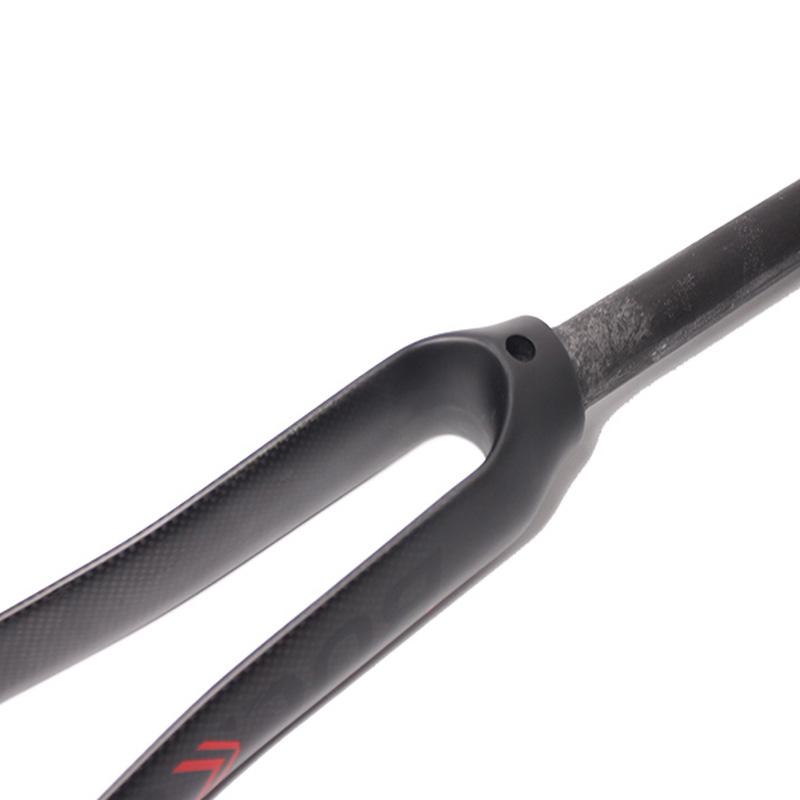 BUCKLOS Ultralight Bicycle Fork Full Carbon Fiber Road Bike Fork Racing 700C Front Forks Rigid Forks for Quick Release 100mm