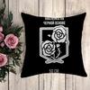 Anime Pillow Attack on Titan Cushion Covers for Bed Pillows Decorative Pillowcases  Fall Decor Pilow Cases Pillowcase