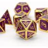 DND Dice Set, Dungeons and Dragons Dice with D20 Metal Dice Set for D and D Dice or RPG Role Playing MTG Tabletop Board Games, Shadowrun Pathfinder